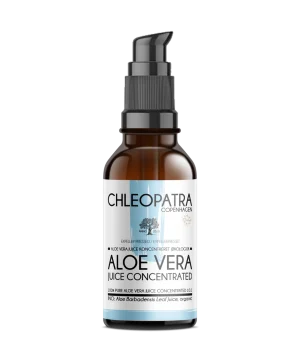 chleopatra aloe vera juice concentrated organic koncentreret økologisk 100ml