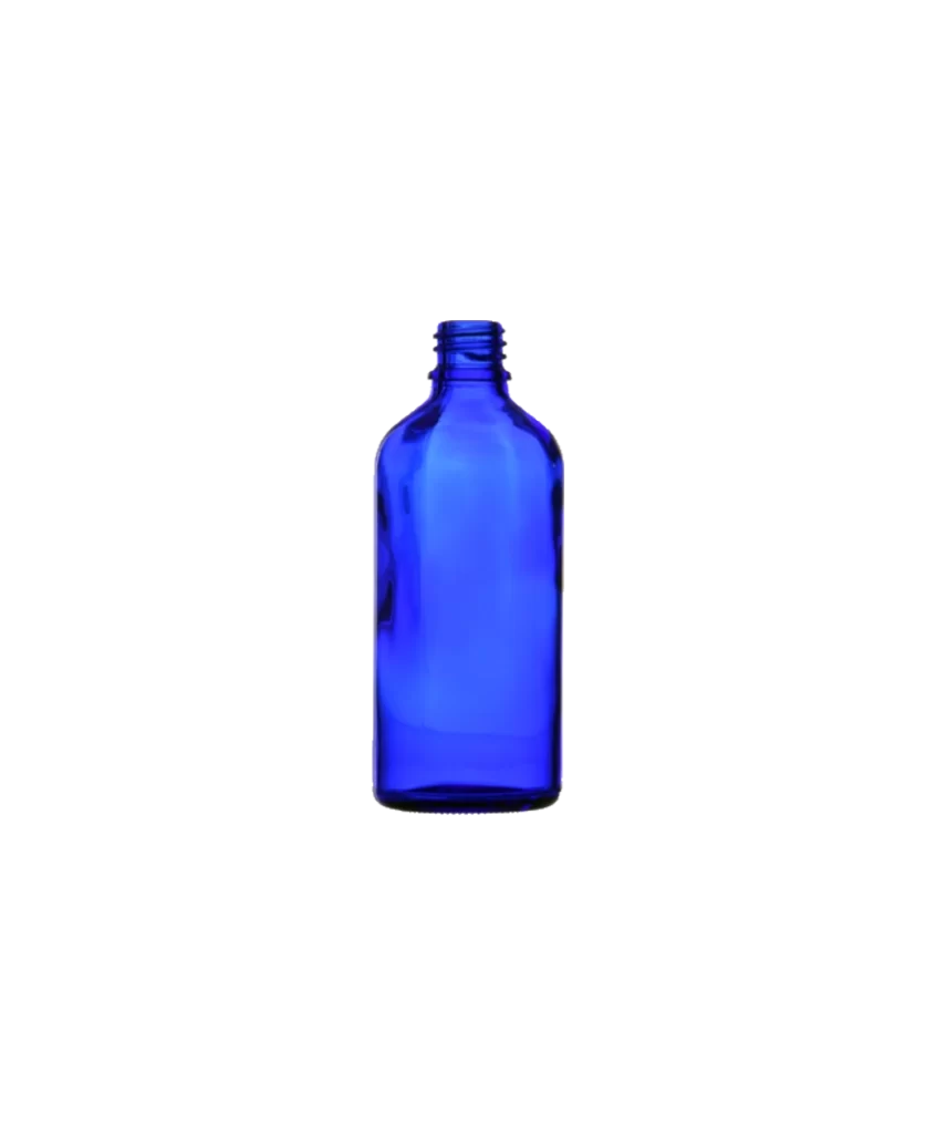 chleopatra blå glaskflaske 100ml