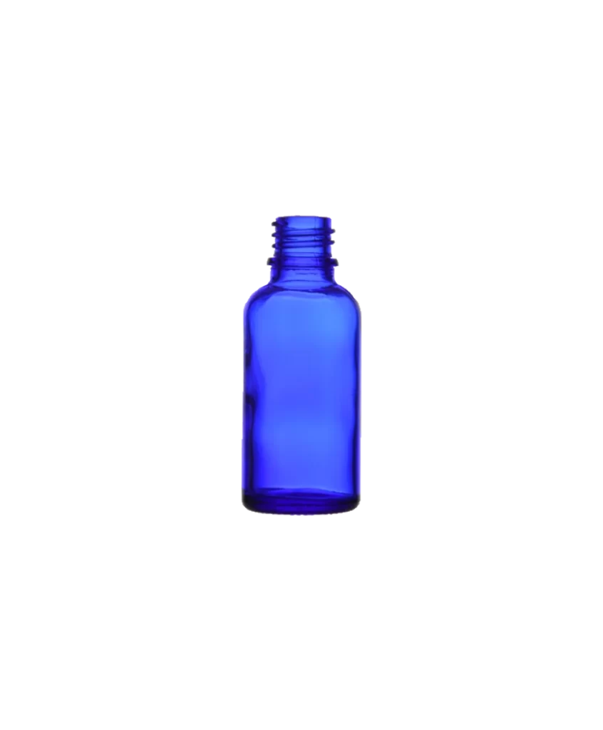 chleopatra blå glasflaske 20ml