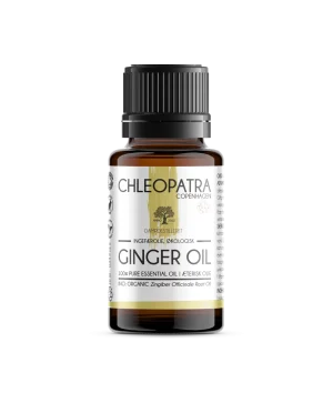 chleopatra ginger oil ingefærolie 10ml økologisk zingiber officinale