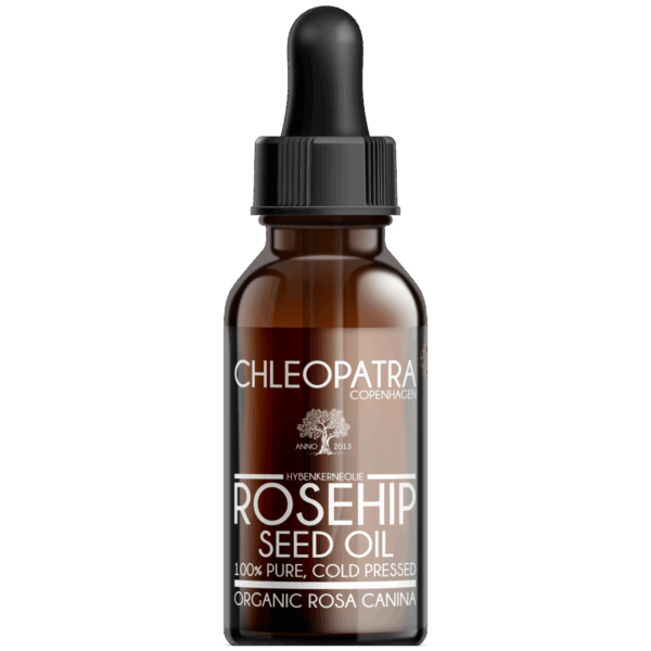 økologisk hybenkerneolie - rosehip seed oil - 30ml fra chleopatra