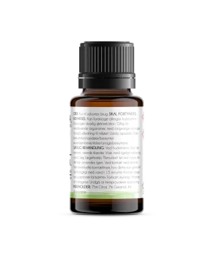 chleopatra lemongrass oil citrongræsolie 10ml cymbopogon citruatus bagside