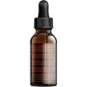 chleopatra passionsfrugt olie 30 ml økologisk bagside