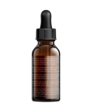chleopatra passionsfrugt olie 30 ml økologisk bagside
