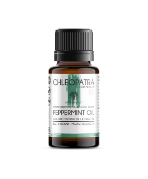 chleopatra peppermint oil pebermynte olie æterisk olie 10ml økologisk mentha piperita