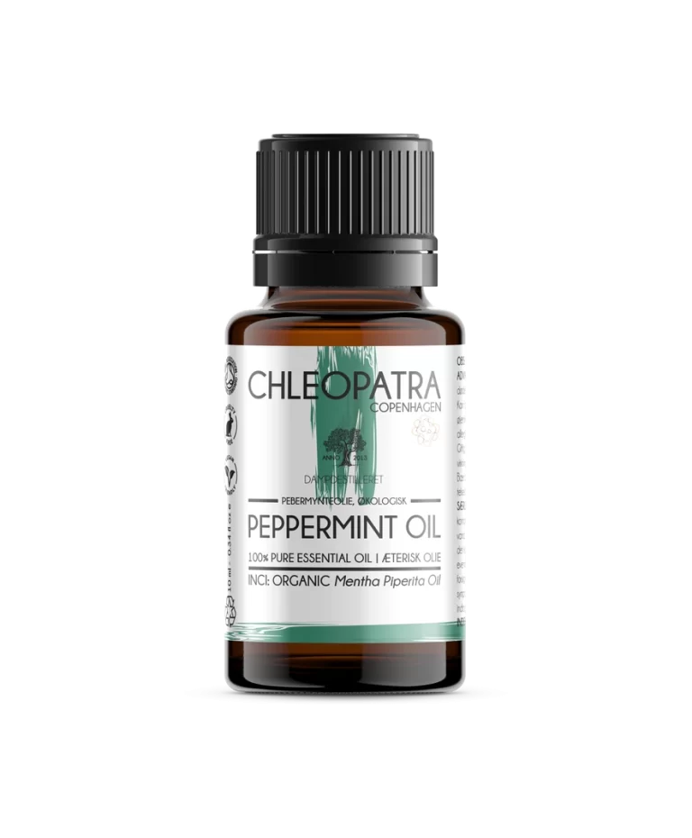 chleopatra peppermint oil pebermynte olie æterisk olie 10ml økologisk mentha piperita