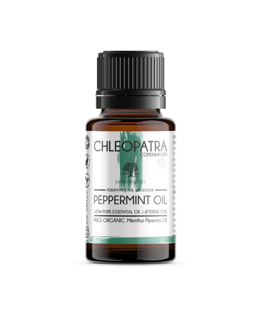 chleopatra peppermint oil pebermynte olie æterisk olie 10ml økologisk mentha piperita