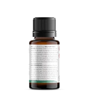 chleopatra peppermint oil pebermynte olie æterisk olie 10ml økologisk mentha piperita bagside