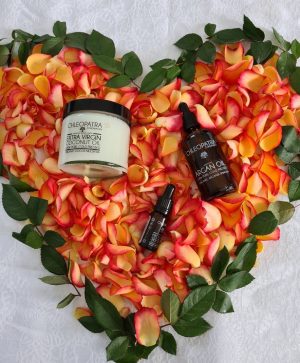 chleopatra valentins hudplejesæt