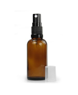 Sort lotion spray med låg - eksempel