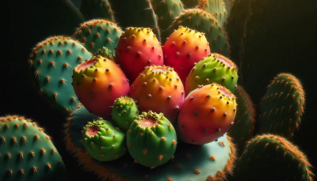 prickly pear kaktus opuntia ficus indica