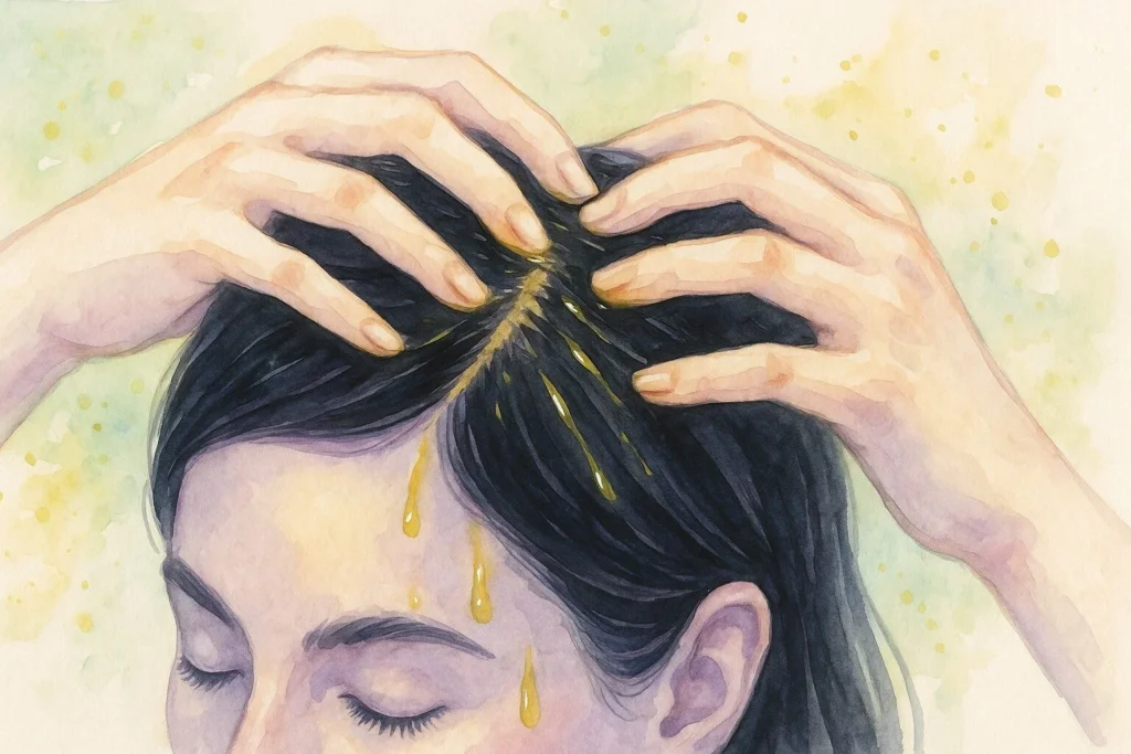 Hovedbundsmassage med olie – sådan stimulerer du hårvækst og plejer din hovedbund