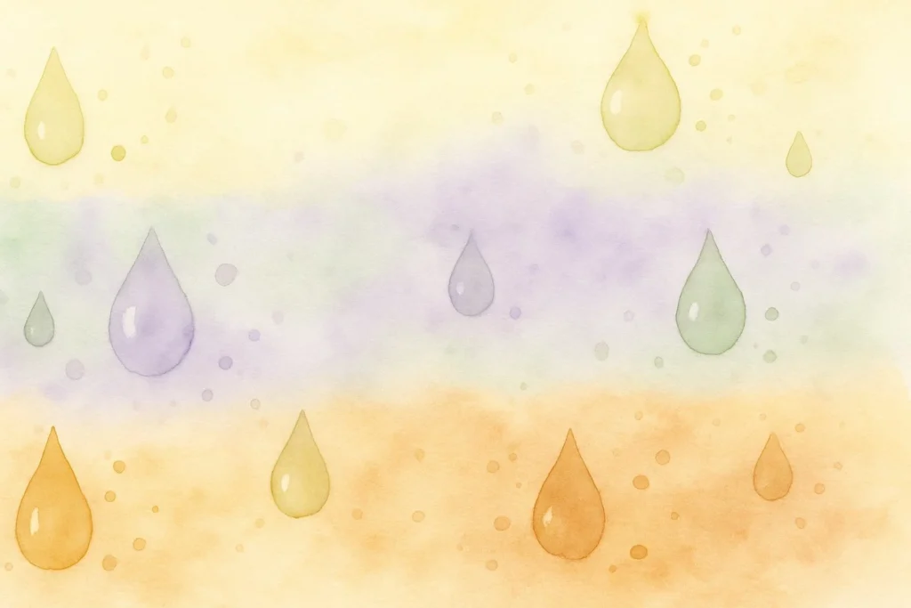 Naturlig parfumeblanding med æteriske olier