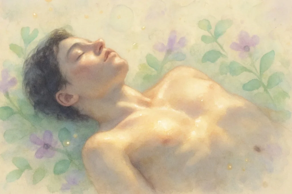 Sololie og solglød på hud