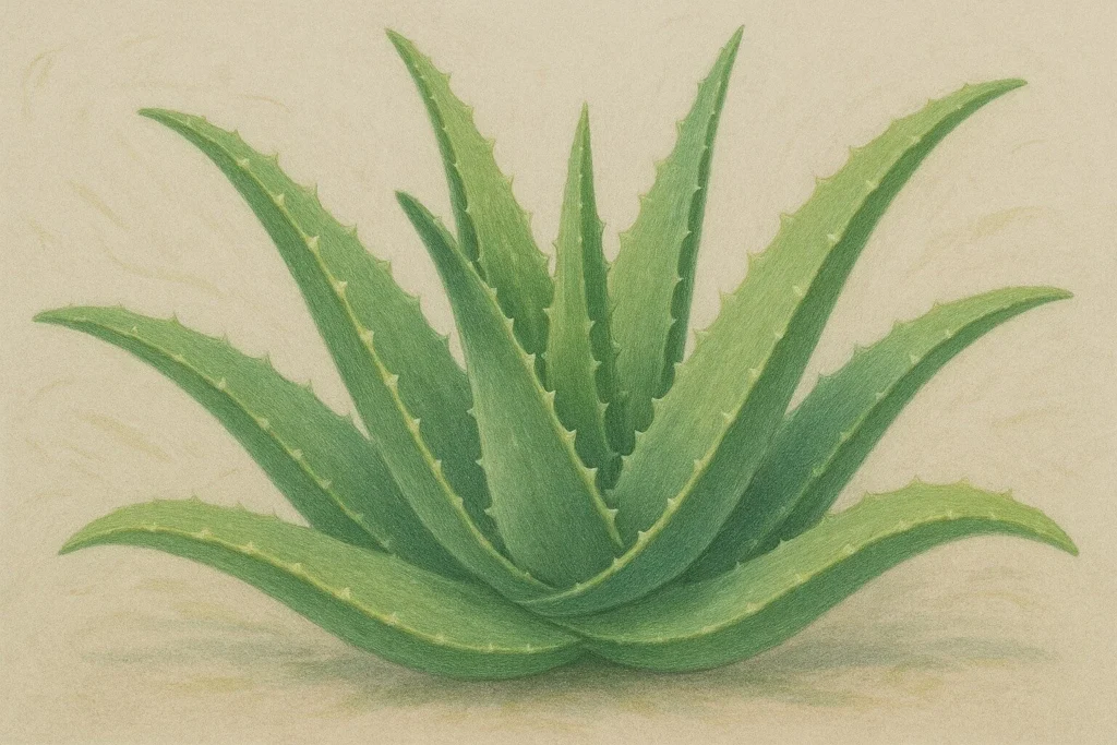Aloe vera plante