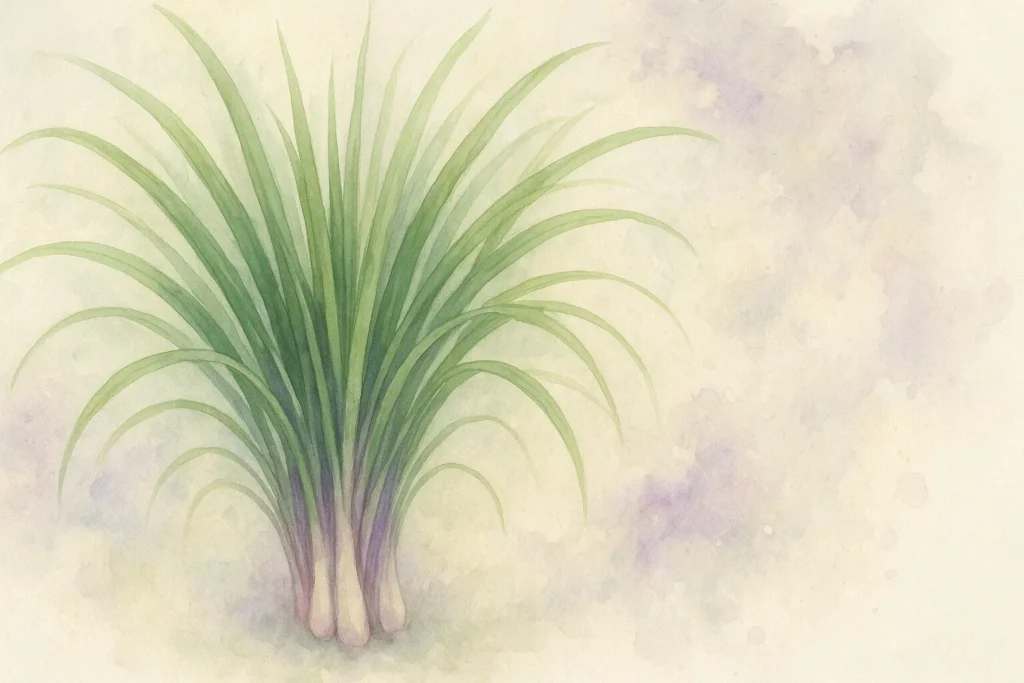 Citrongræs cymbopogon citratus