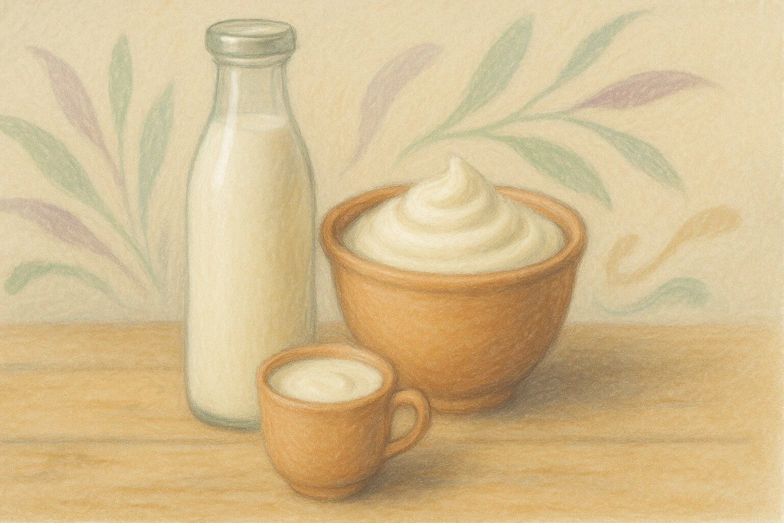 Hårkur med mejeriprodukter