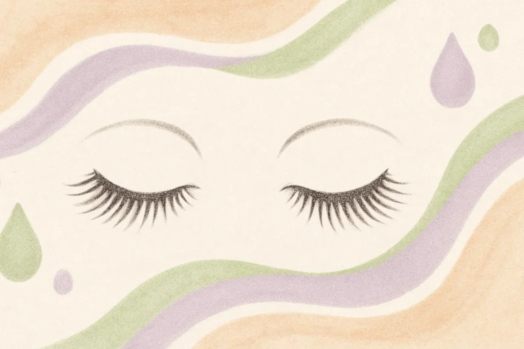 Naturlige øjenvipper