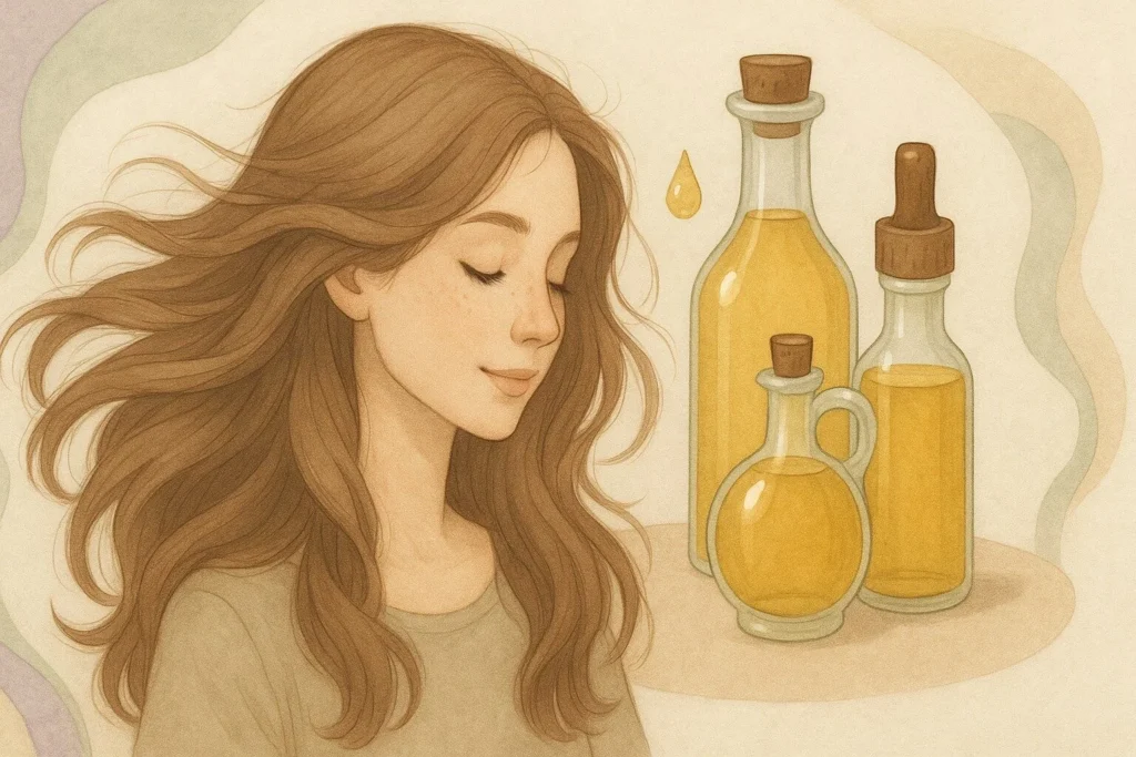 Naturlige olier mod flyvsk hår