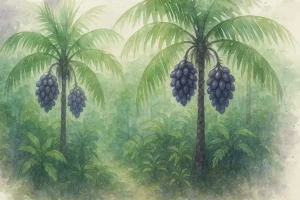 Honduras jungle med batana træer, der bærer batana frugt