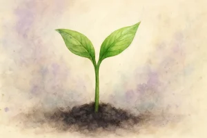 En lille spire der vokser sig stor og stærk