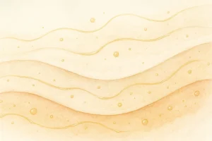 Hudens overflade i bløde pasteltoner