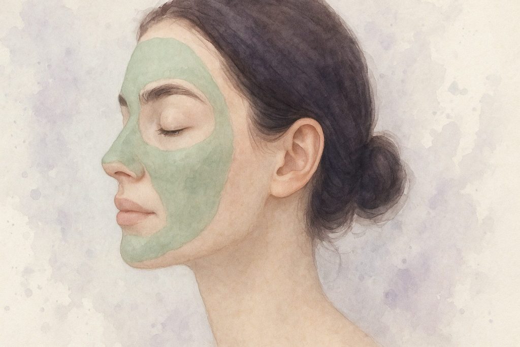 Grønt ler og porerens – klarere hud på få minutter