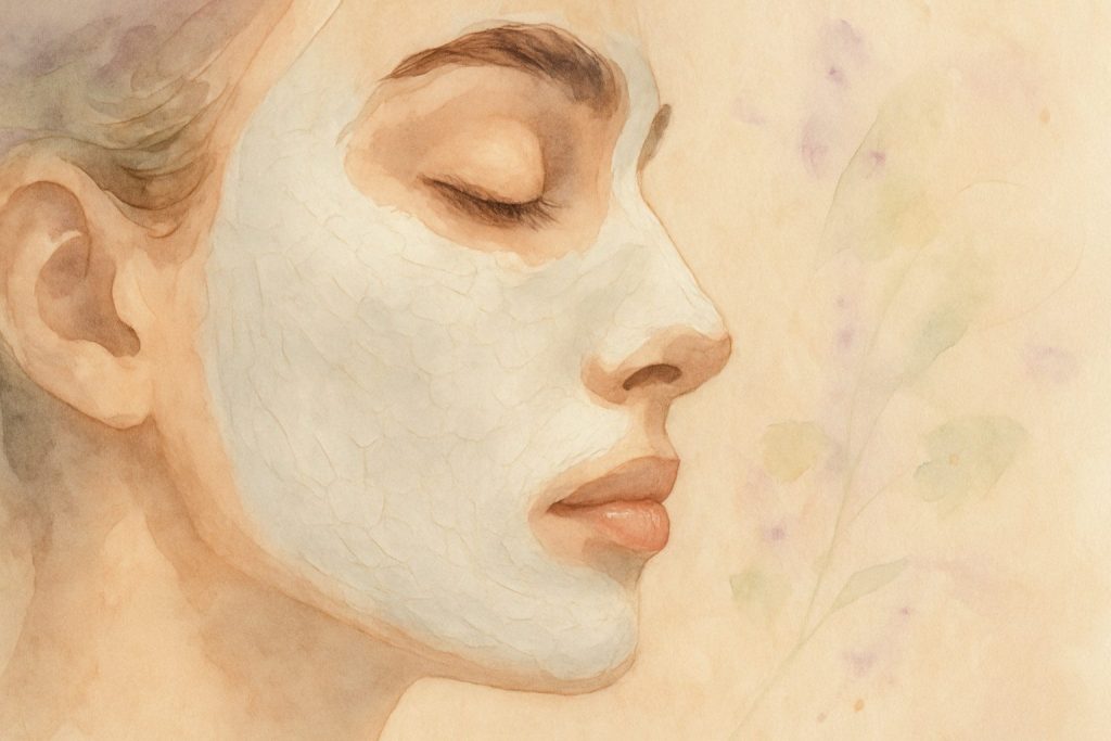 Kaolin ler i ansigtet – mild eksfoliering til sensitiv hud