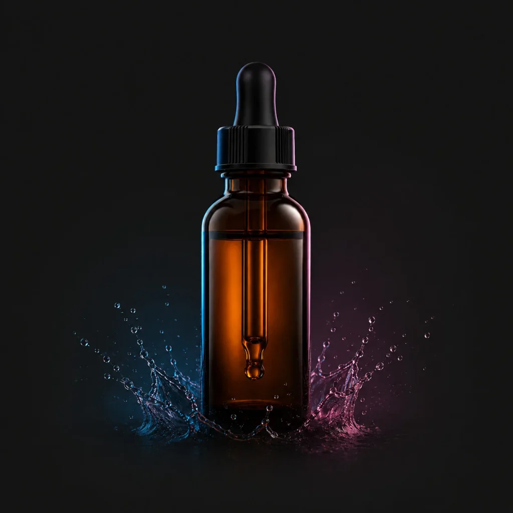 Dark purple oil dark