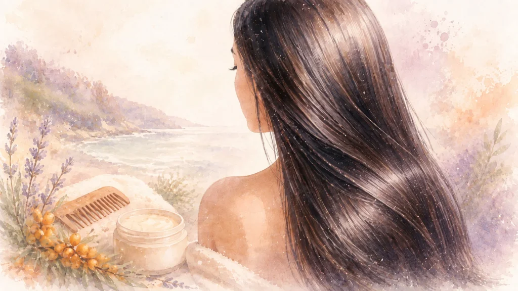 Efterpleje af keratinbehandlet hår